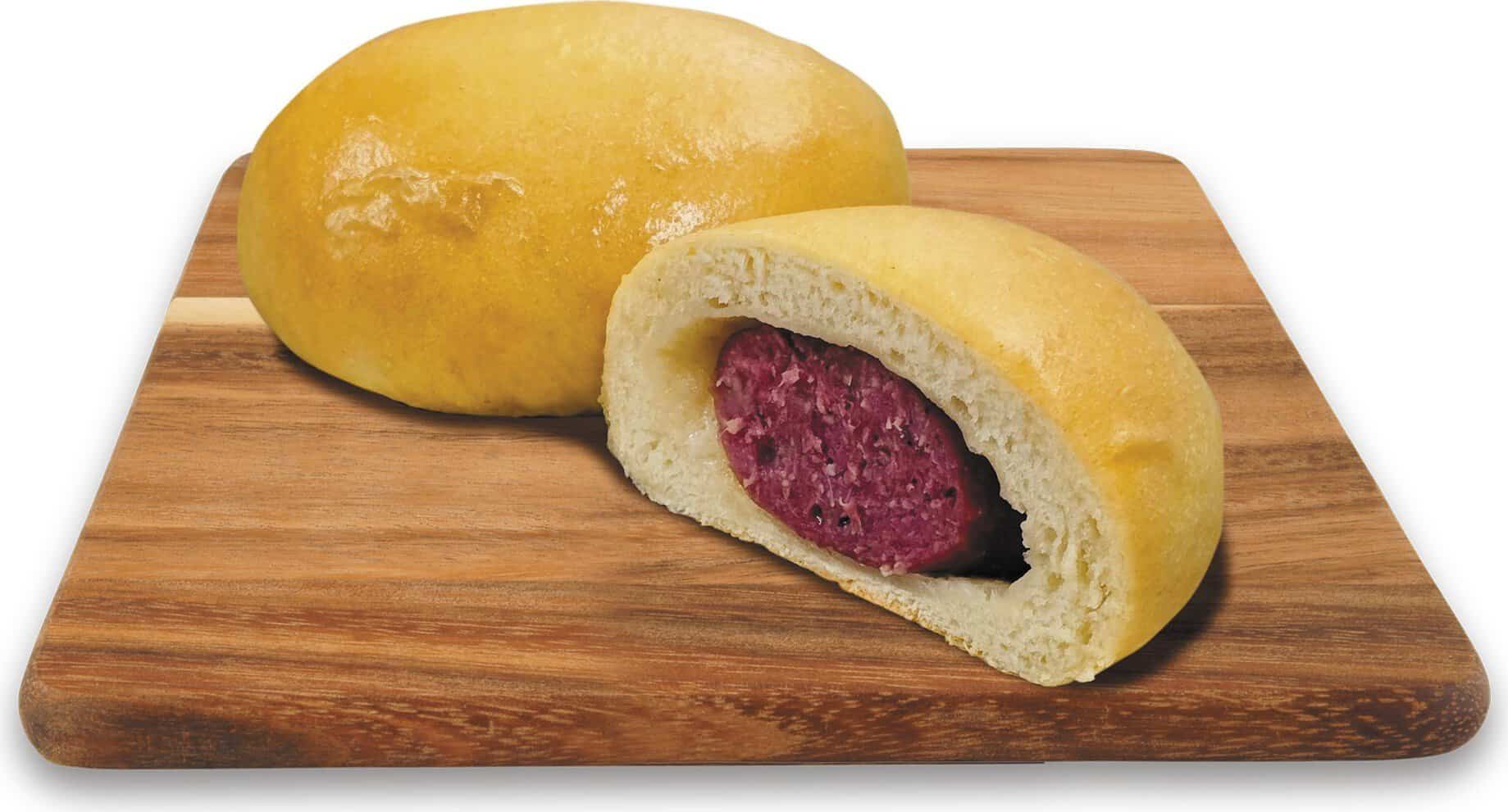 Raspberry kolache from Kolache Factory in Houston, Texas