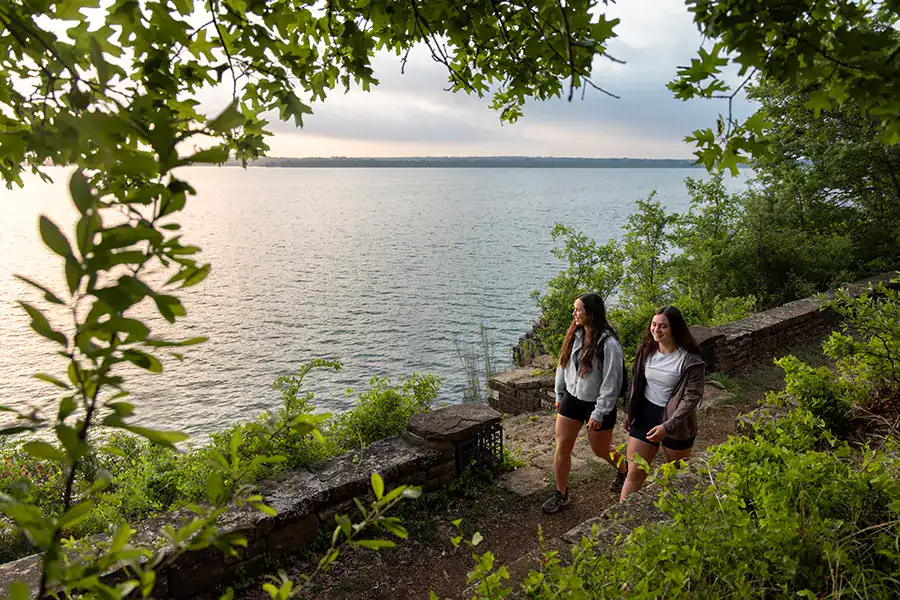 Overlook at Lake Brownwood State Park near Brownwood, Texas