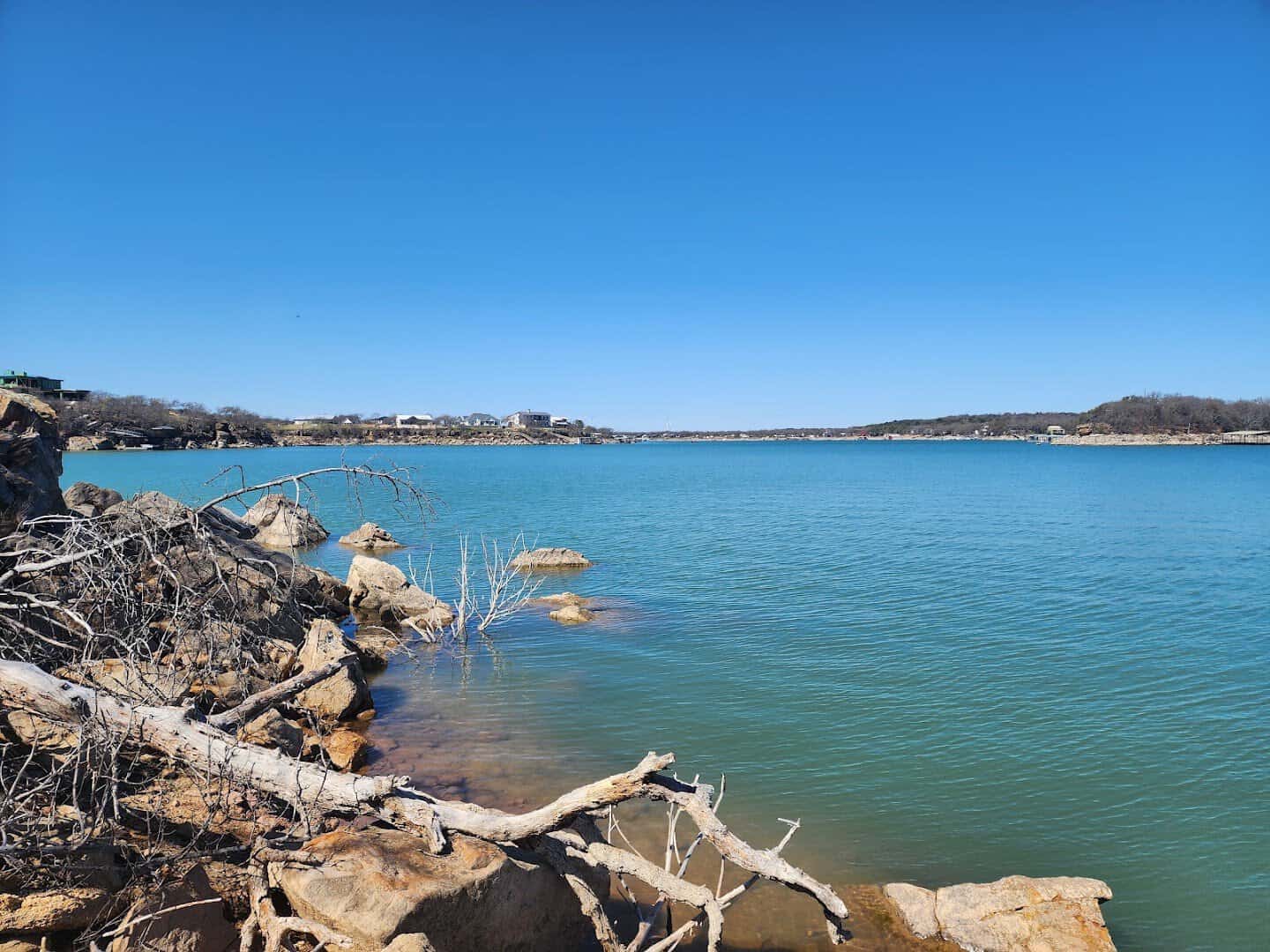 View across Lake Cisco in West Texas near the Old Zoo Nature Trails