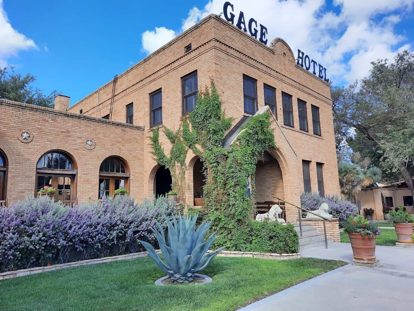 The historic Gage Hotel in Marathon, Texas