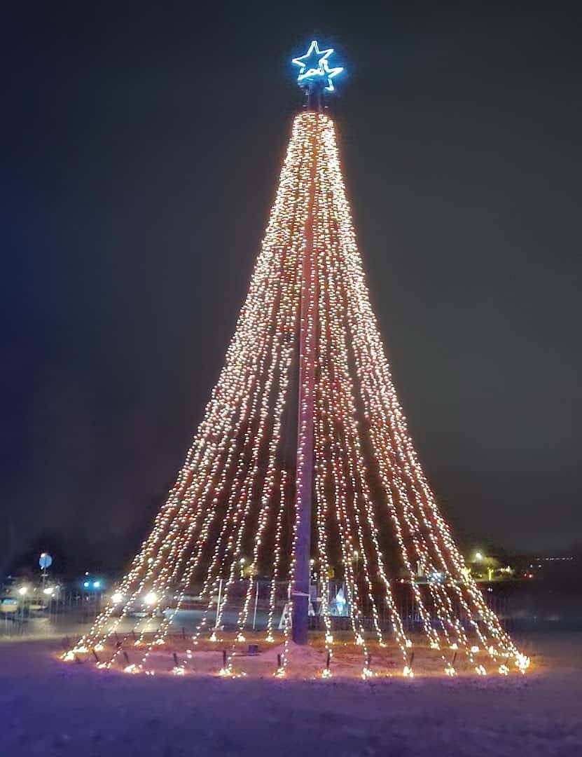 Walkway of Lights holiday display in Marble Falls, Texas