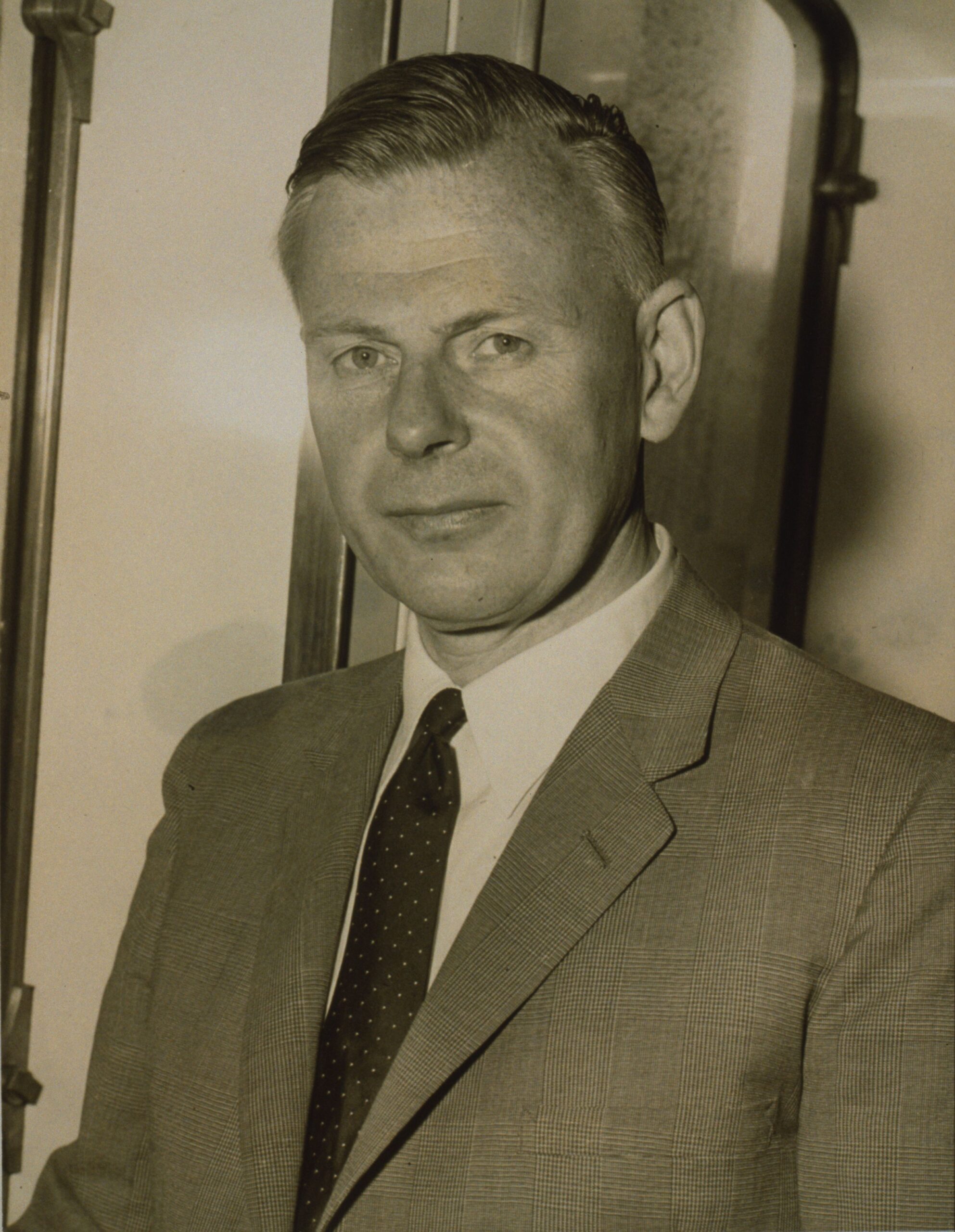 Archival portrait of an early director of McDonald Observatory
