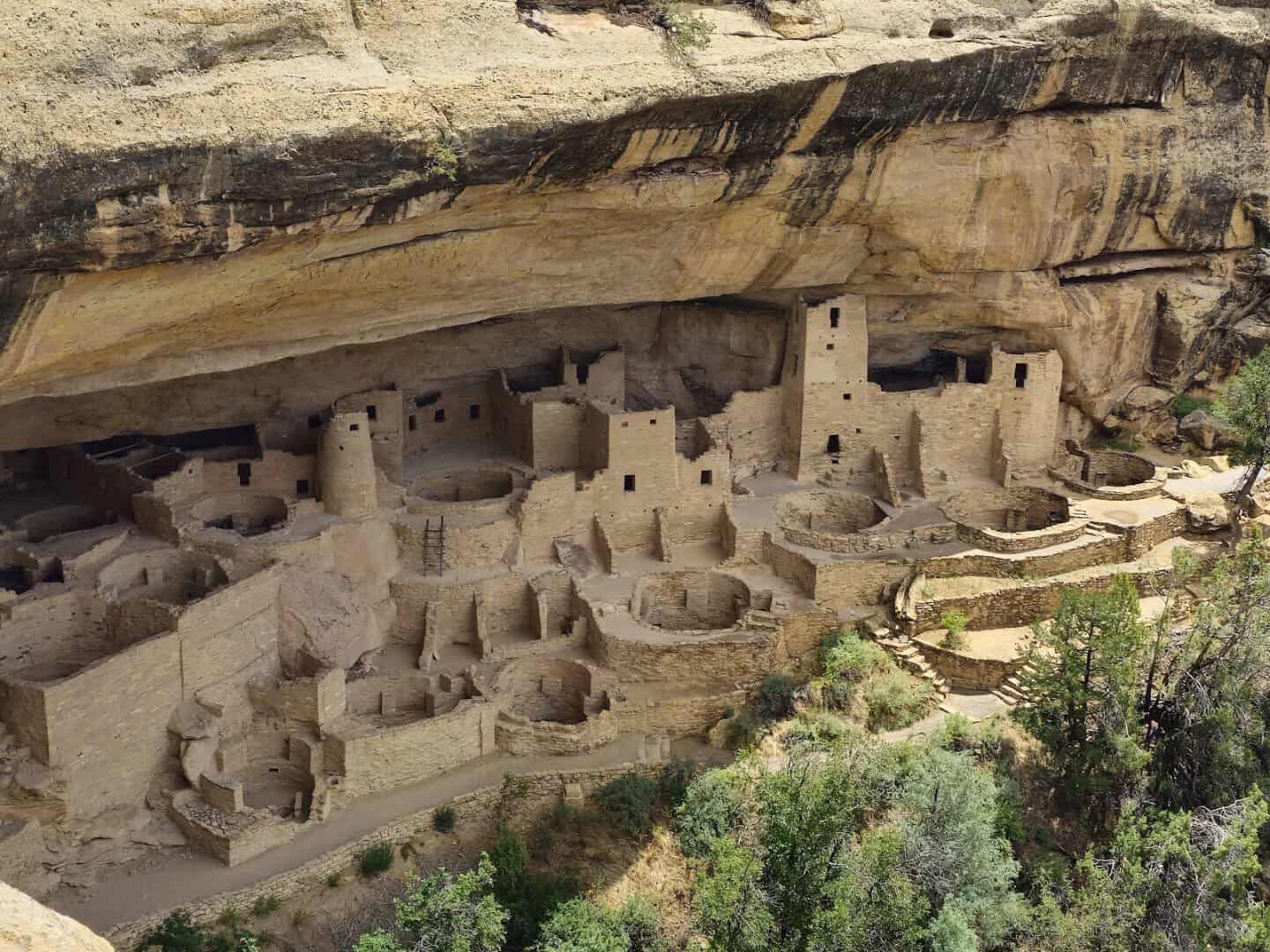 Cliff Palace cliff dwelling at Mesa Verde National Park, Colorado