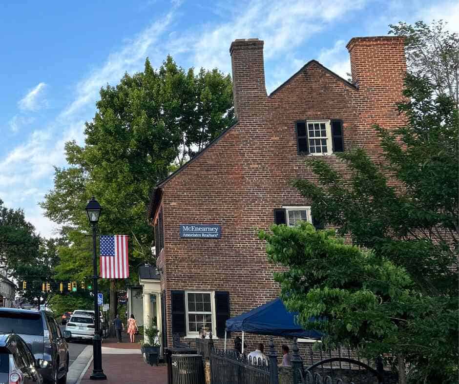 Historic Main Street in Middleburg, Virginia
