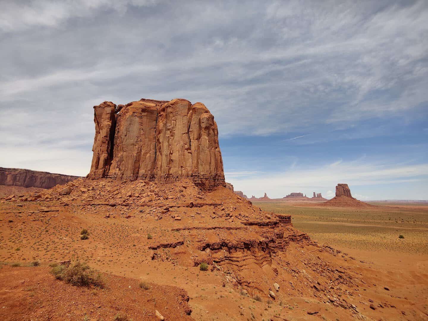 Sandstone buttes of Monument Valley, Utah