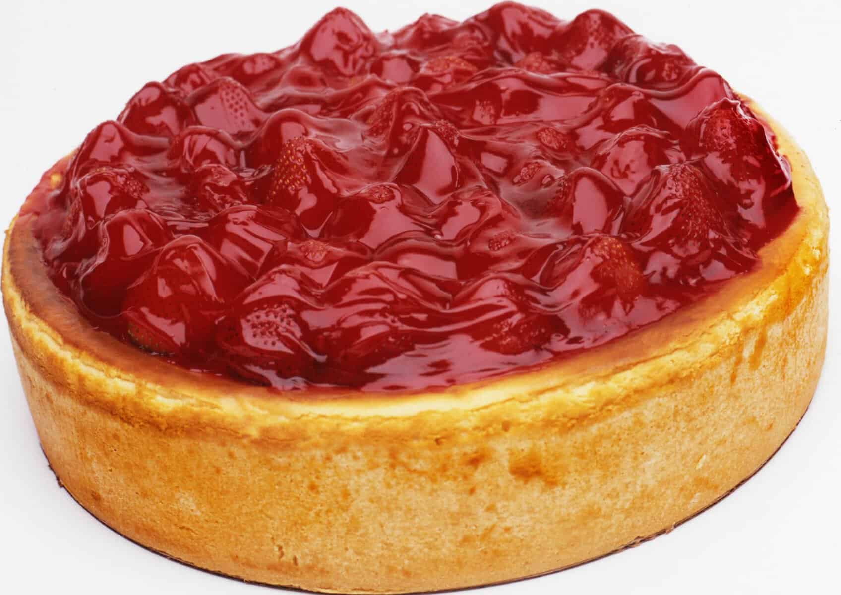 Cherry-topped New York cheesecake at Kenny & Ziggy's in Houston