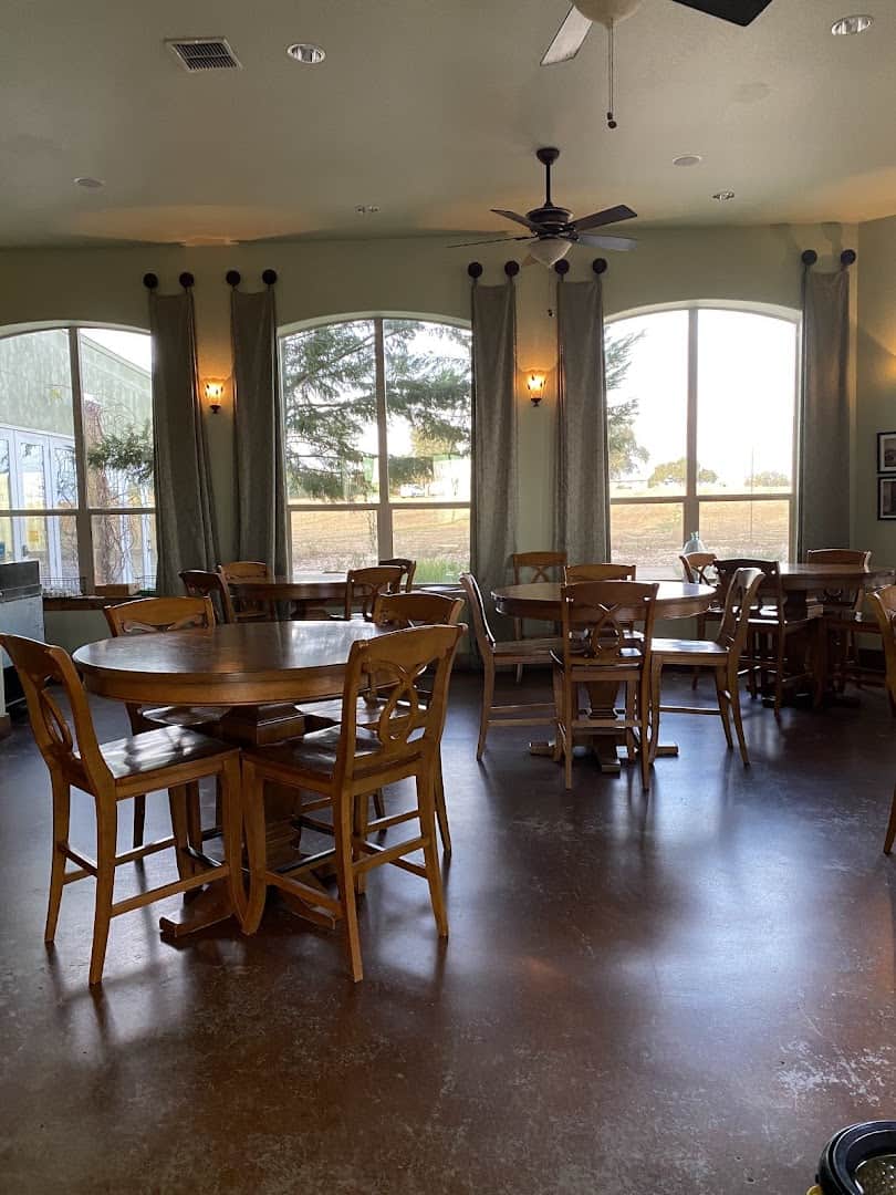 Bistro dining room at Texas Hill Country Olive Co. in Dripping Springs
