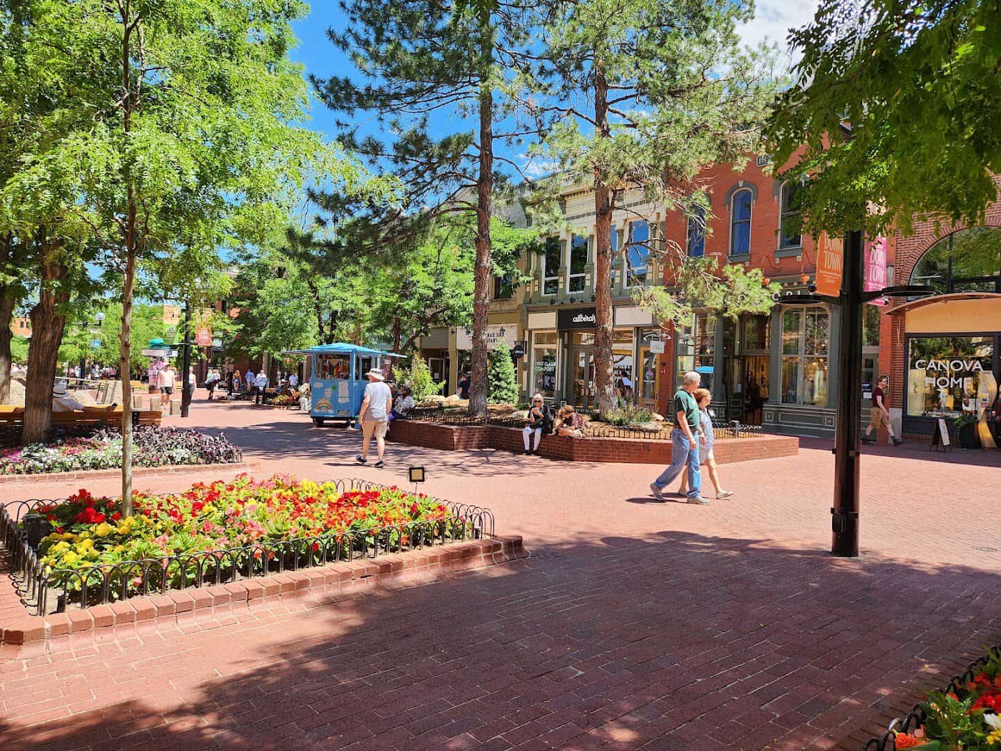 Pearl Street Mall in Boulder, Colorado