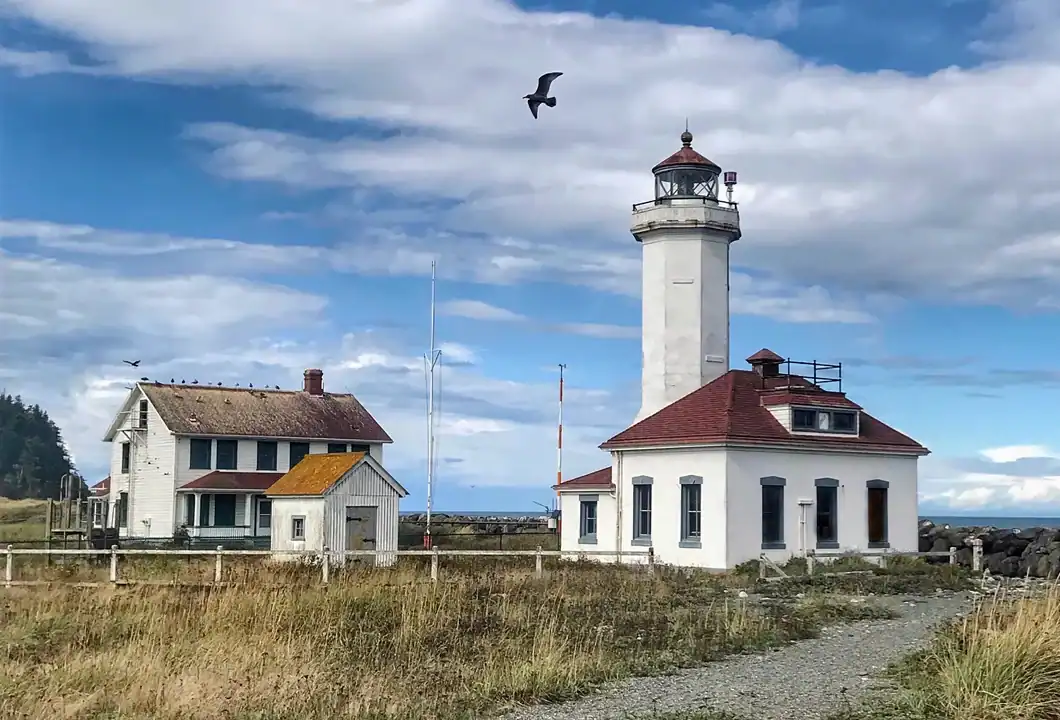 Point Wilson Lighthouse at Port Townsend, Washington