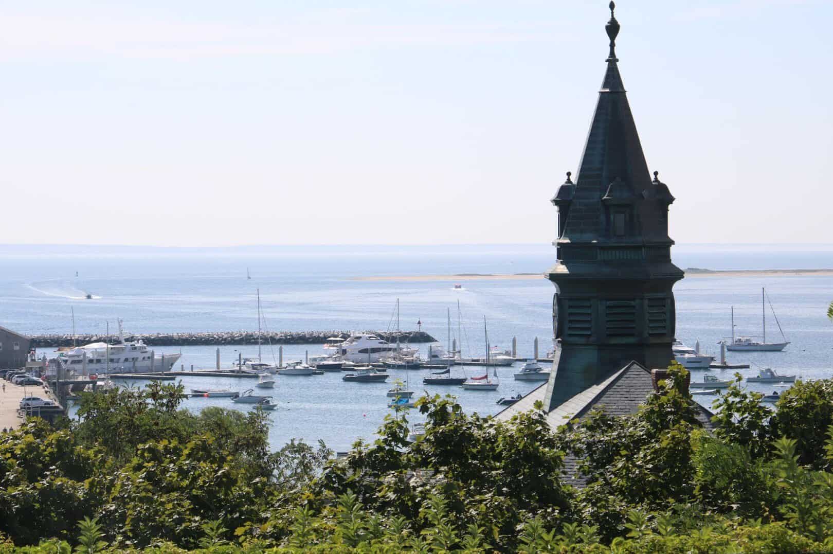 Provincetown harbor on Cape Cod, Massachusetts