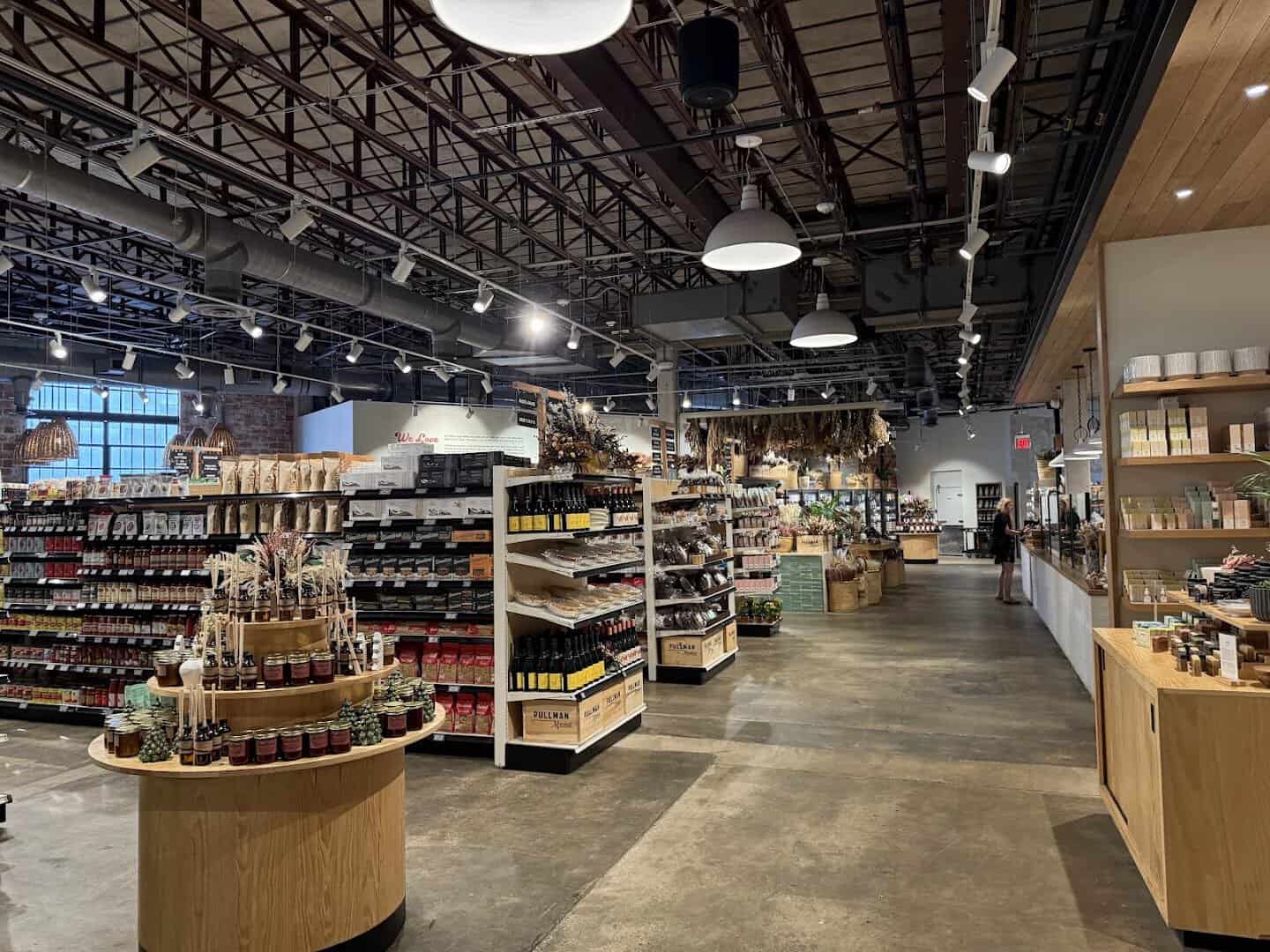 The grocery hall at Pullman Market in San Antonio