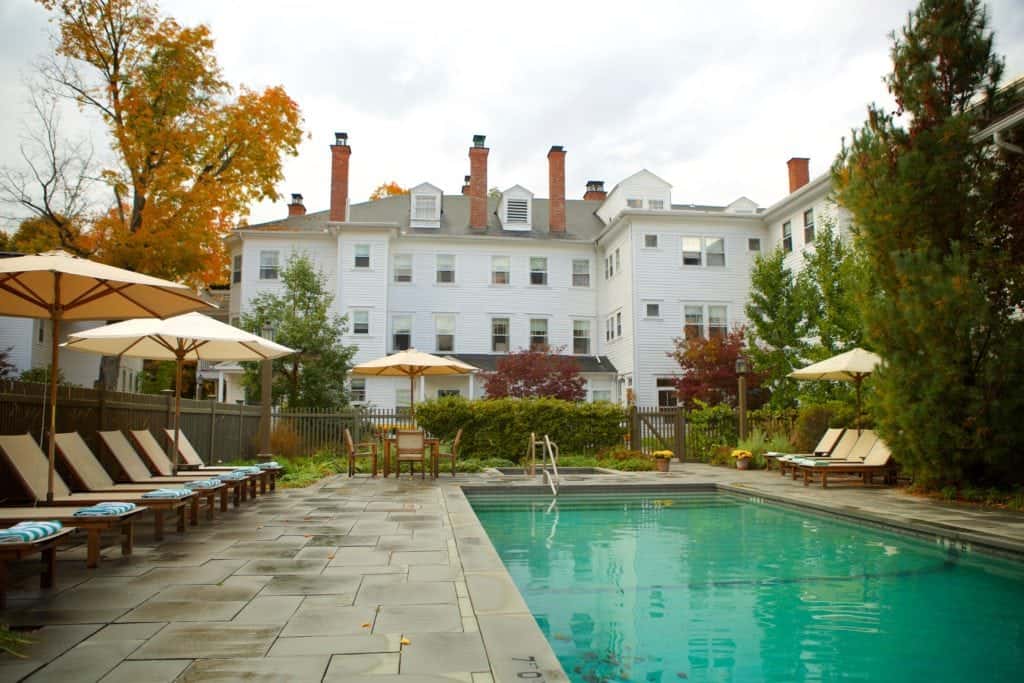 The historic Red Lion Inn on Main Street in Stockbridge, Massachusetts