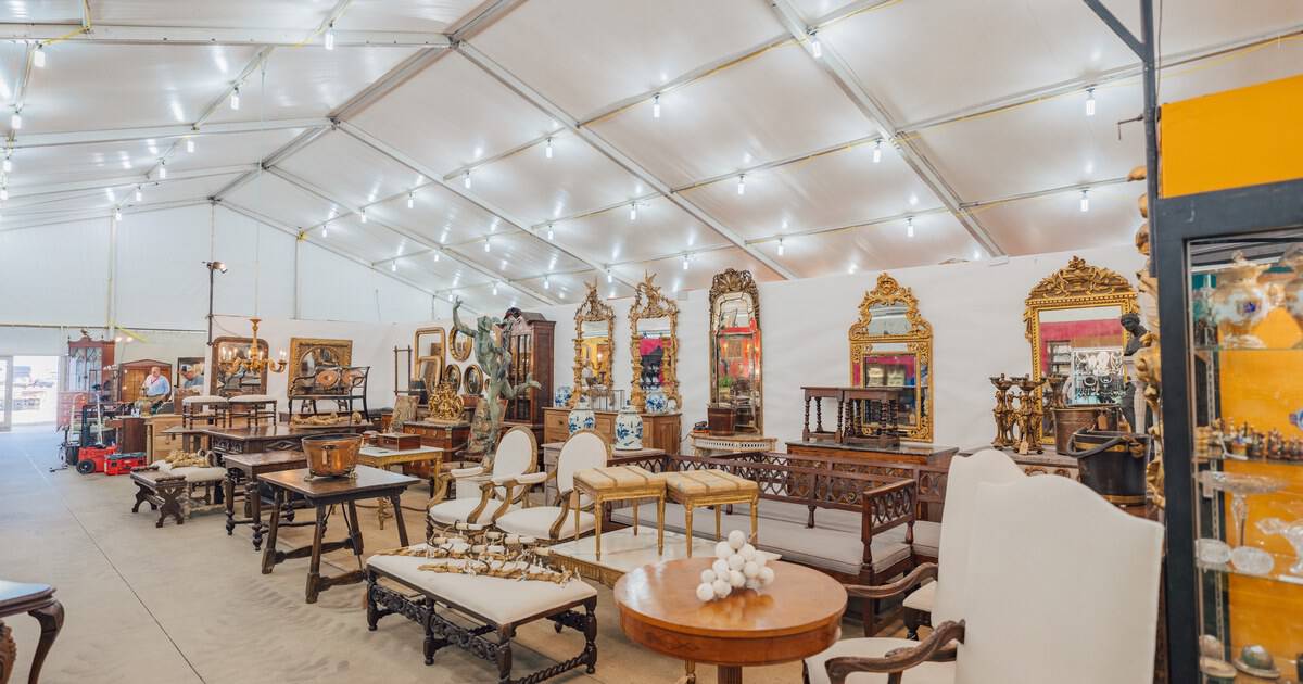 This Sprawling Texas Antiques Fair Feels Like an Entire City of Vendors