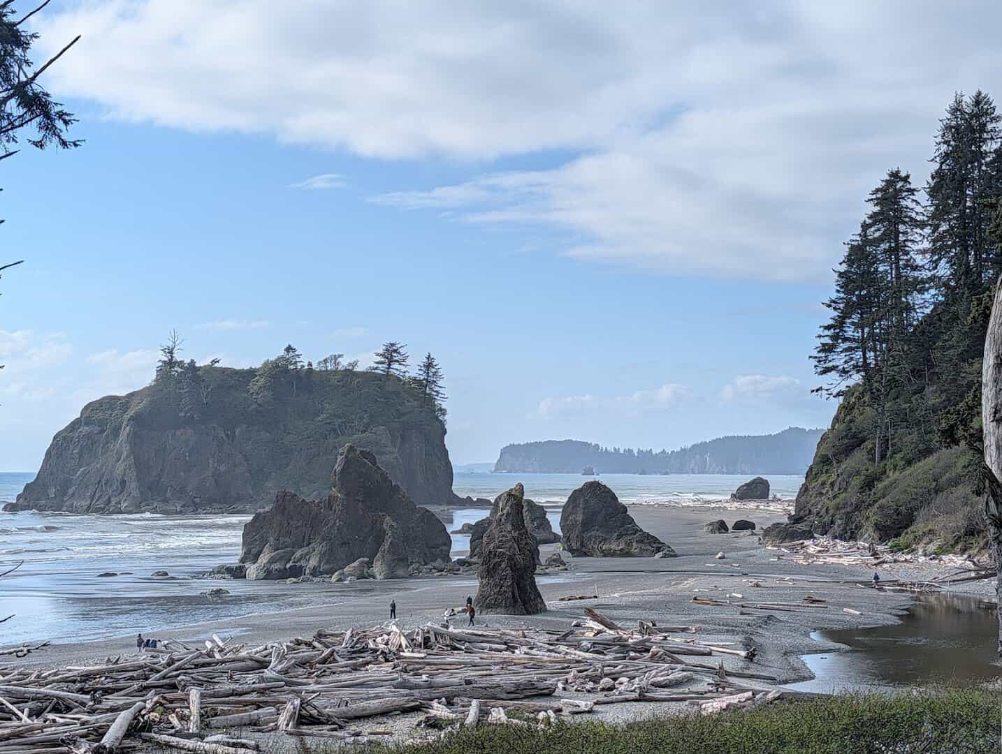 Sea stacks at Ruby Beach in Olympic National Park, Washington