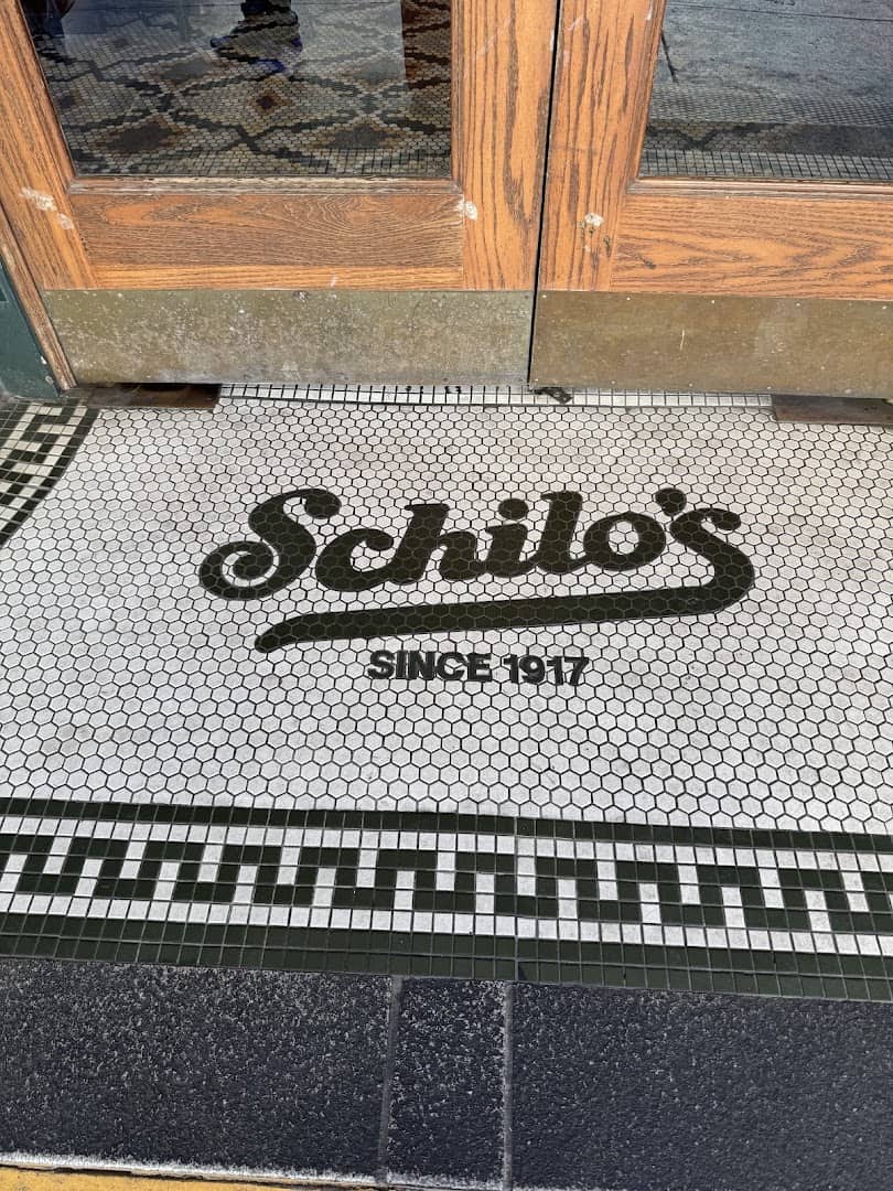 Schilo's Since 1917 entrance tile mosaic in San Antonio