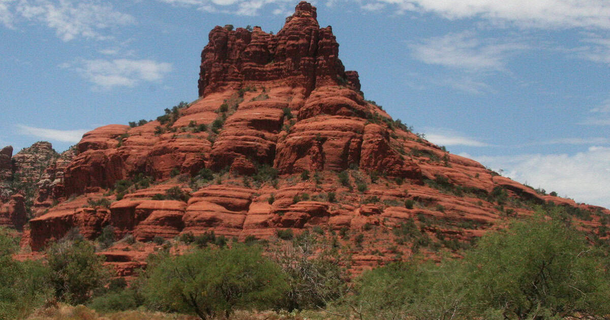 Bell Rock red rock formation, Sedona, Arizona