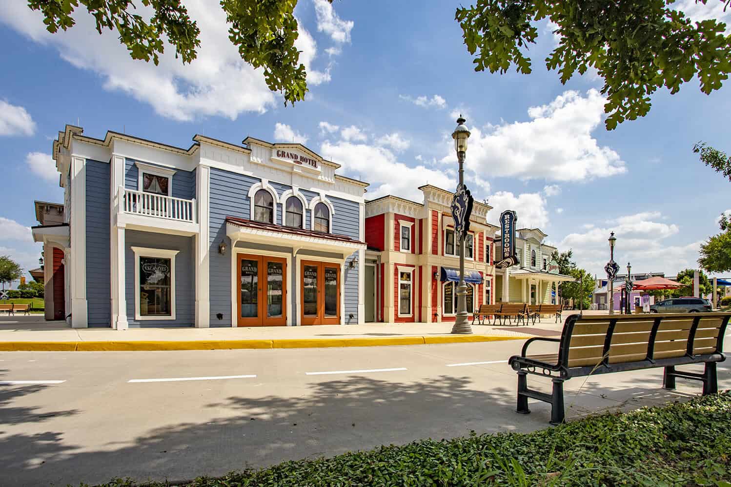 Sensory Village storefronts at Morgan's Wonderland in San Antonio