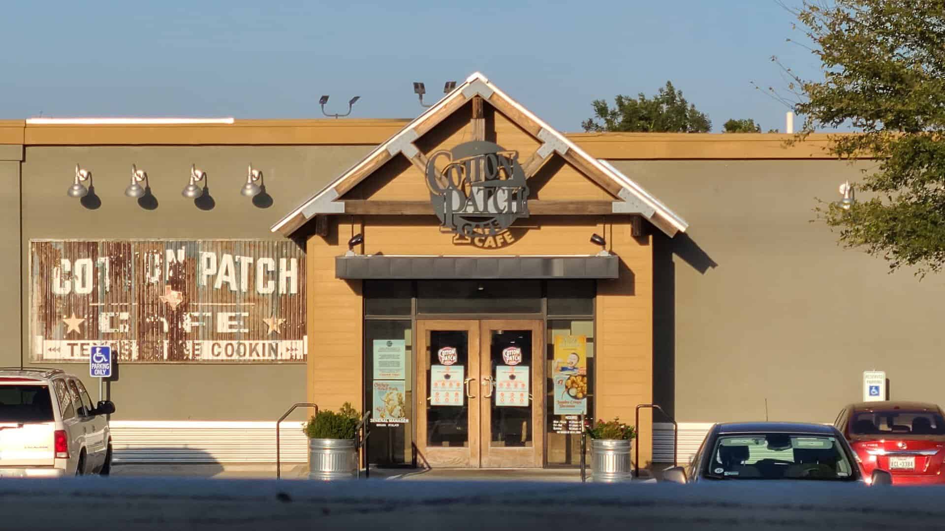Local cafe storefront in Stephenville, Texas