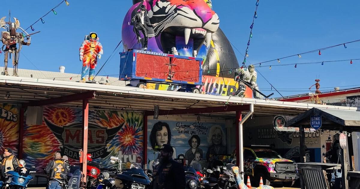 This Iconic Texas Biker Bar Is a Wild Roadside Hangout With a Fiercely Loyal Crowd