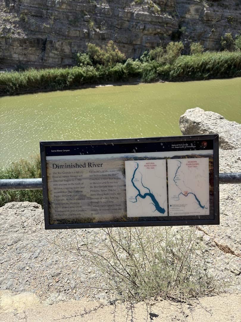 Terlingua Creek meeting the Rio Grande at the Santa Elena Canyon trailhead