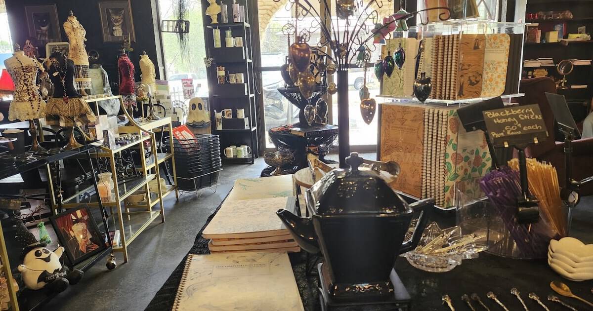 This Bewitching Texas Coffee Shop Is a Gothic Escape Full of Mystery