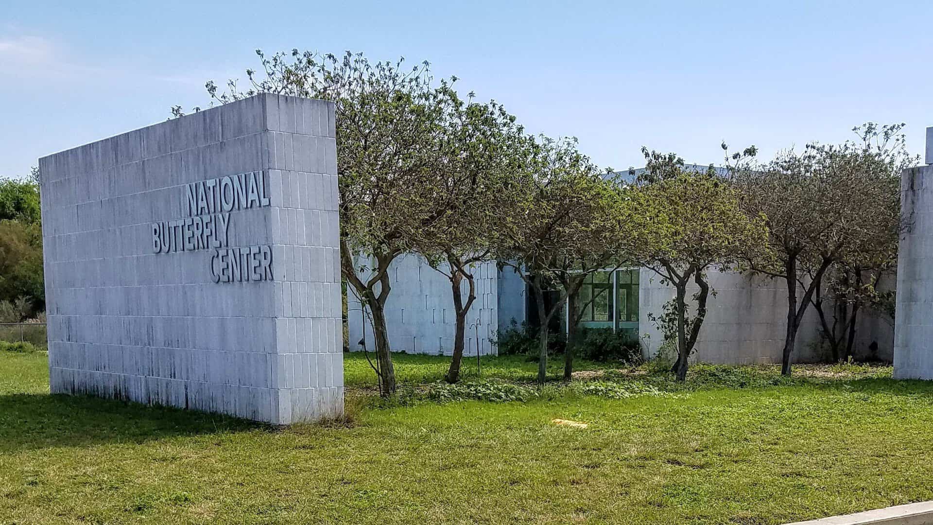 The visitor pavilion at the National Butterfly Center in Mission, Texas