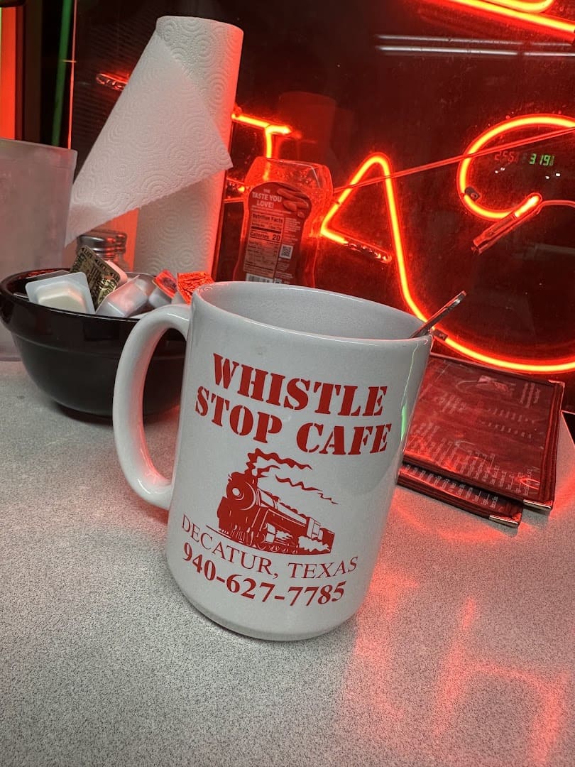 Whistle Stop Cafe coffee mug in Decatur, Texas